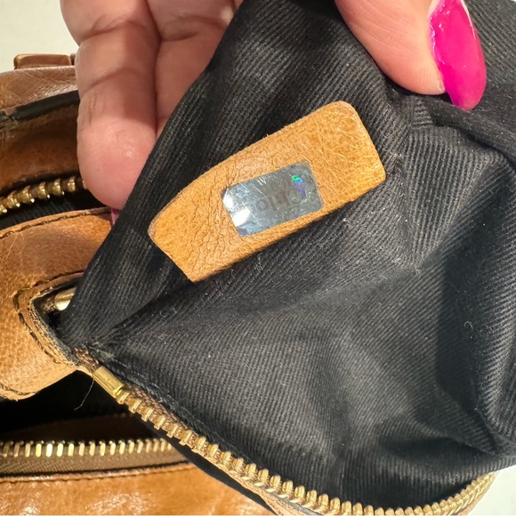 Authentic Chloe Ethel Leather Tote bag with strap - Picture 15 of 15